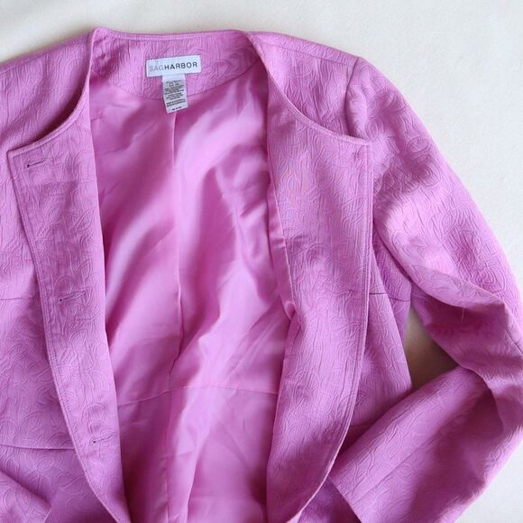 Sag Harbor Lavender Long Blazer - Picture 4 of 8